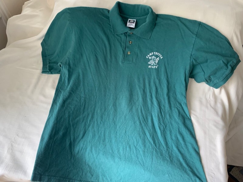 1999 Girl Scouts Tres Condados Legacy Council Camp Tecuya Staff Polo Shirt,Sz Lg