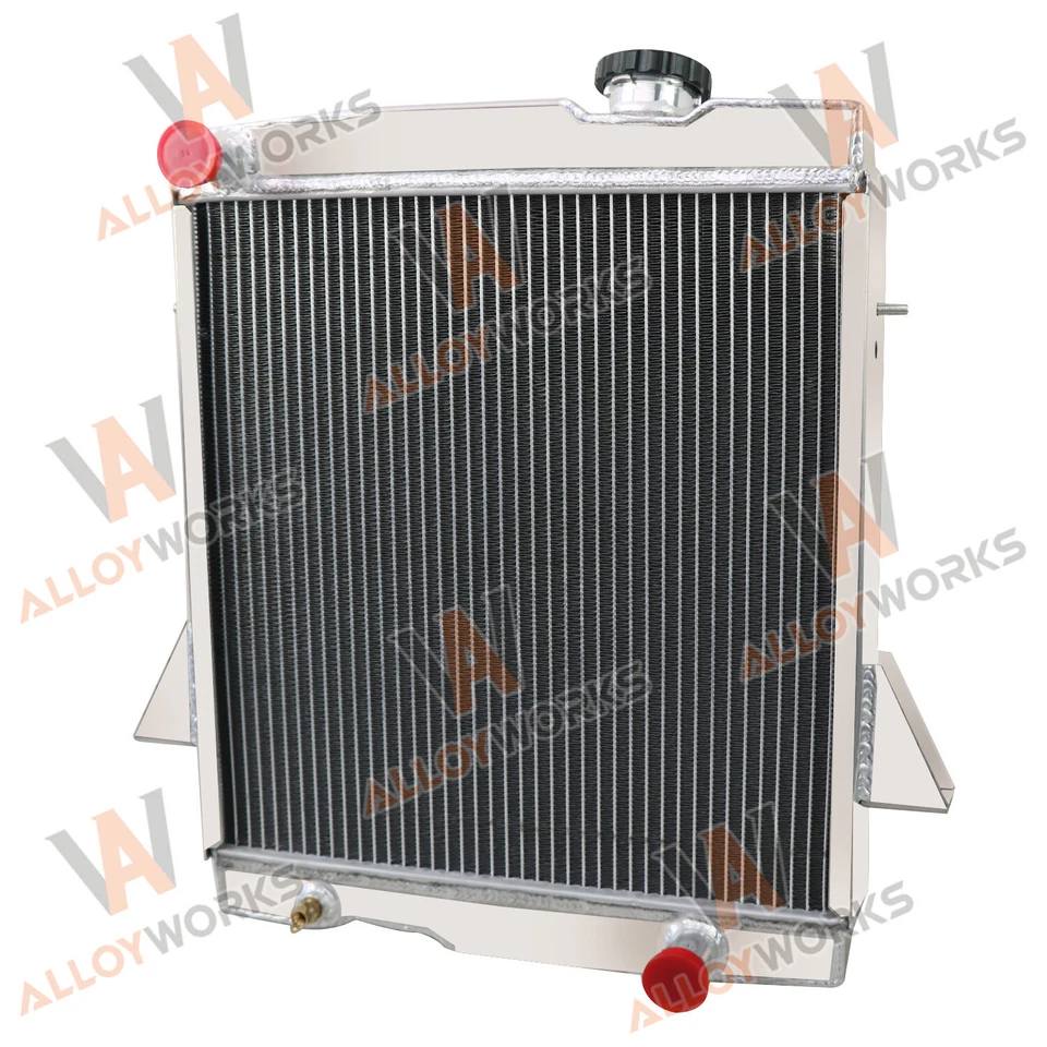 Radiador de aluminio de 3 filas para Triumph TR250 1967-68 / 1969-74 Triumph TR6 2,5 L MT Foto 3 de 4