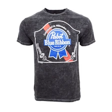 PABST BLUE RIBBON OFFICIAL LICENSE T SHIRT VINTAGE WASH