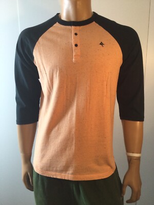 LRG Lifted Research Group 3/4 Sleeve T- Shirt Size M