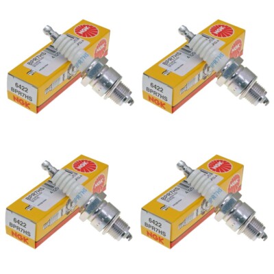 Genuine OEM NGK BPR7HS (6422) Spark Plug - 4 PACK