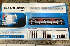 Gtd Audio 4 Channel Vhf Handheld Wireless Microphone System Mic (brand New) 380h