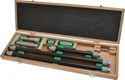 Mitutoyo 4 to 52'' Range, Mechanical Inside Tubular Micrometer 0.001'' Graduati...