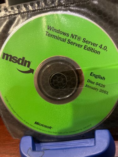 AUTHENTIQUE NEUF RARE Microsoft Windows NT4.0 Terminal Server Edition. SP6 - Photo 1/2