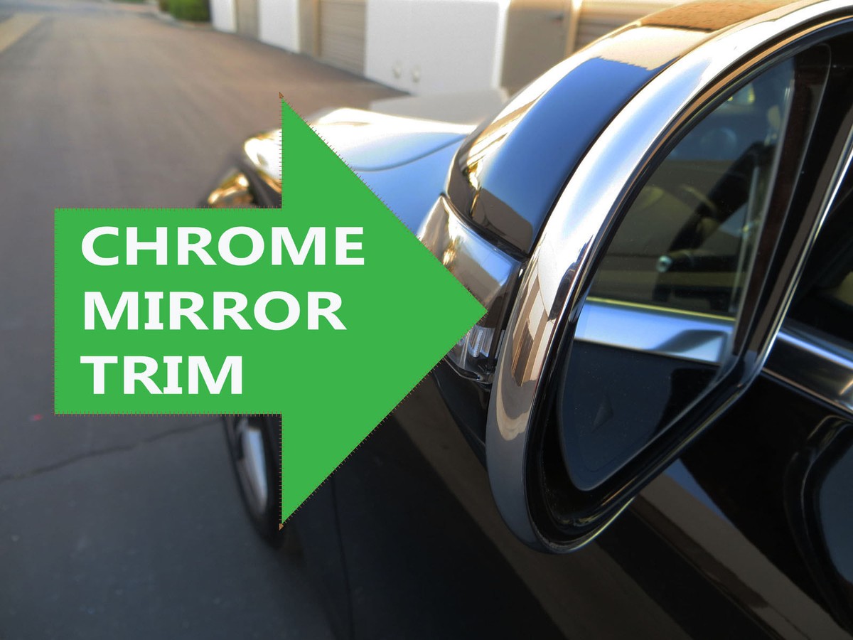 Chrome Trim Molding For Volvo Rear View Mirror – MWMotoring JMA610, 5-Year Warranty