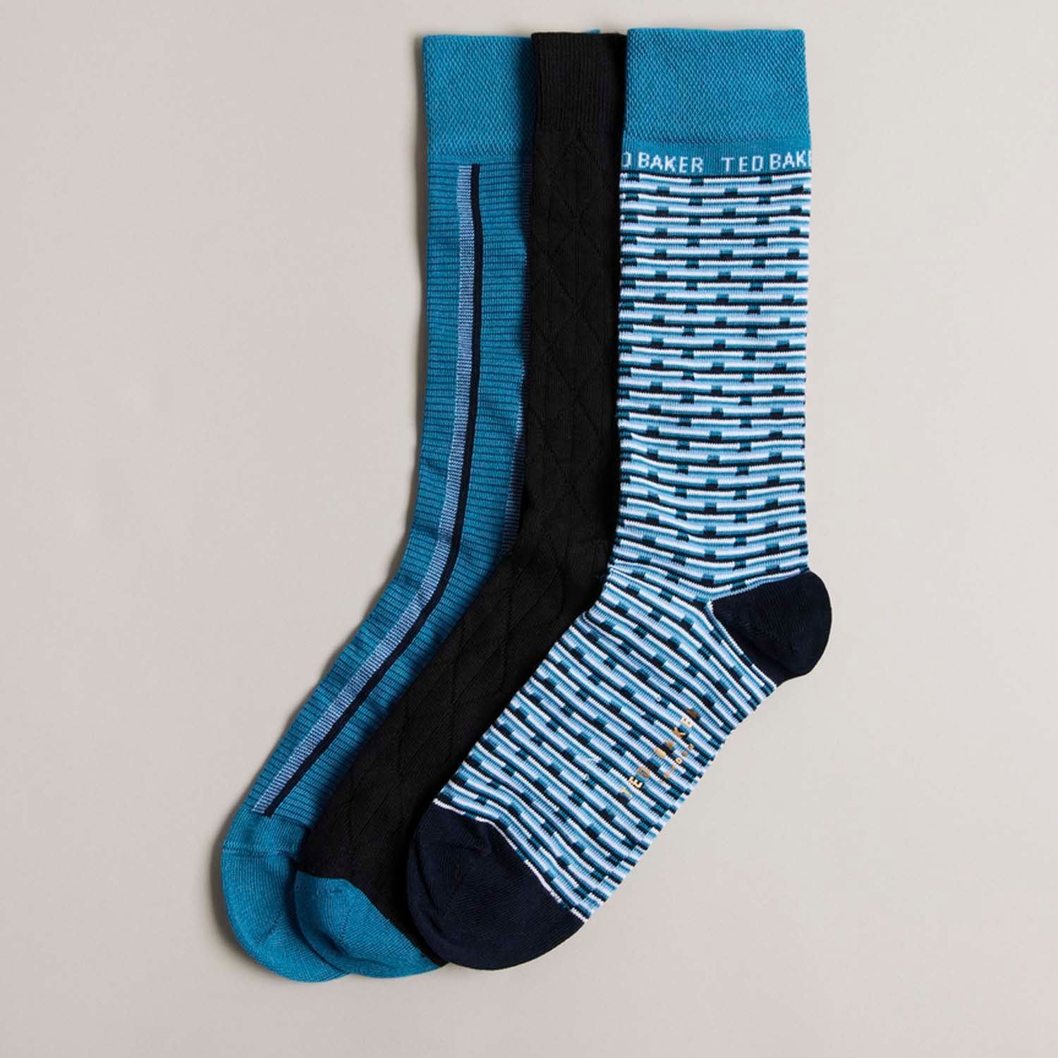 Лучшая мужская обувь от Ted Baker в 3-х комплектах Focus Socken в Мехрфарбиге 5690₽