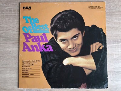 PAUL ANKA   THE BEST OF PAUL ANKA/LP/1971/Pop/Vocal/Moon River/Remember Diana