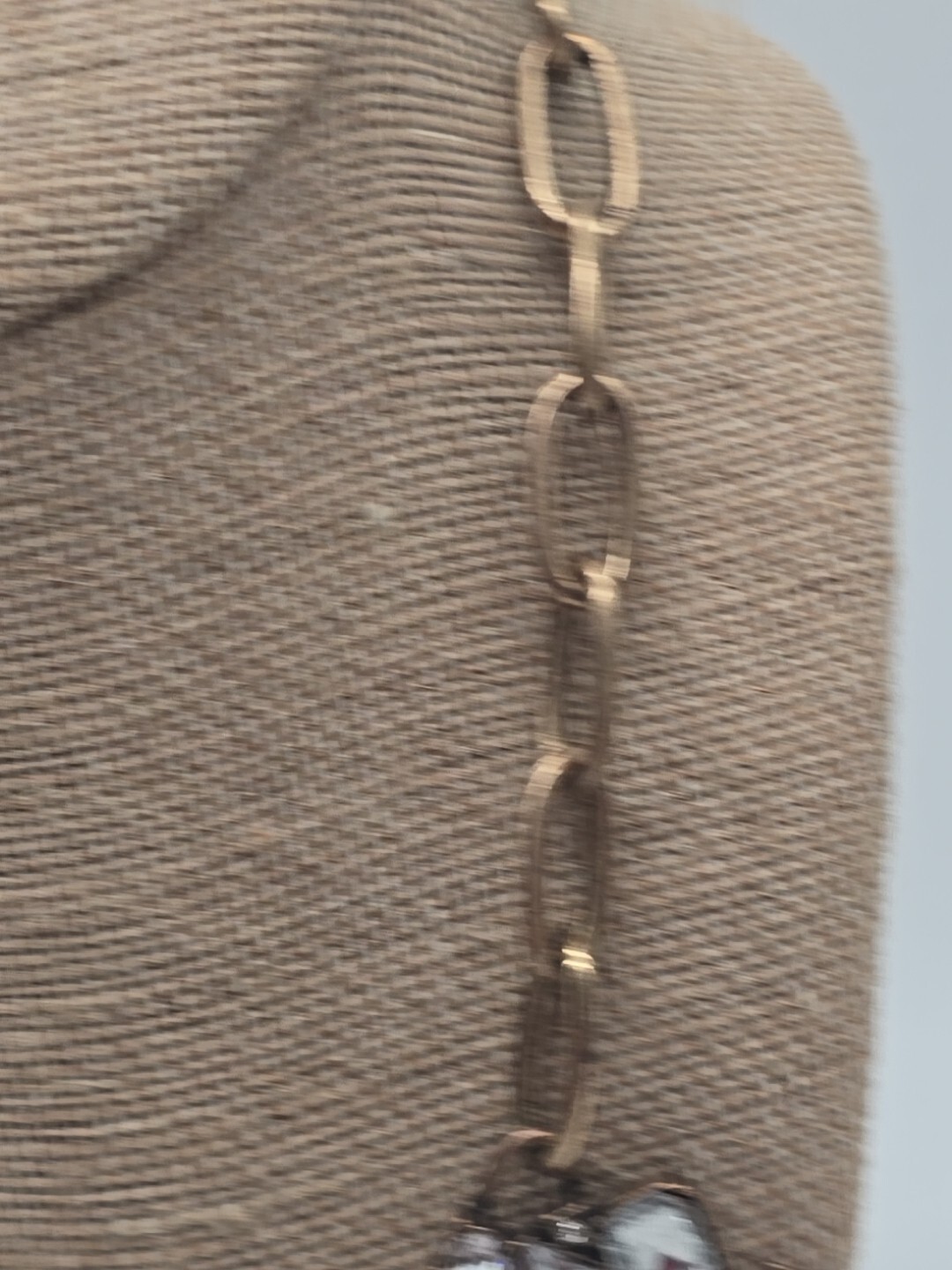 Plunder Chunky Rhinestone Statement Necklace - Go… - image 6