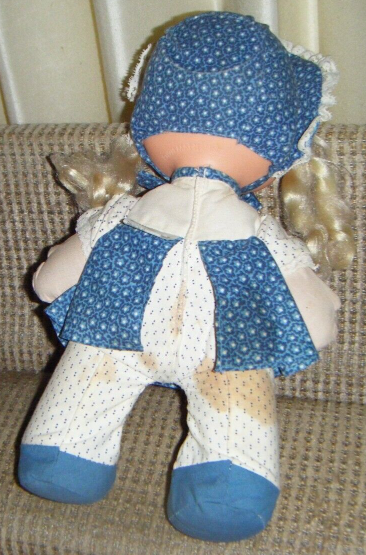 Vintage 1974 BLONDE GIRL LOVE NOTES DOLL Musical Works Hair Needs