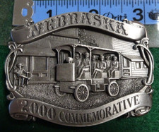 2000 Nebraska Commemorative Belt Buckle