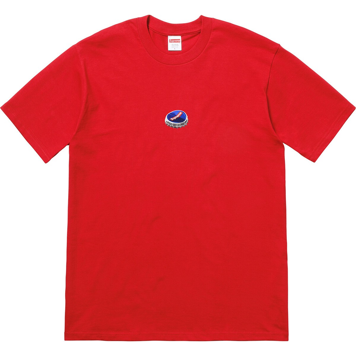 トップス Supreme bottle cap Tee Supreme-Bottle-Cap-Tee-White-1