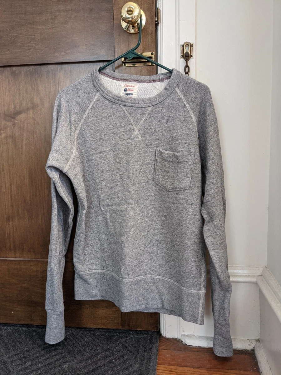 Menu0026#039;s Champion x Todd Snyder Pocket Sweatshirt French Terry Gray small  crew neck | eBay