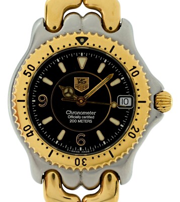 Tag Heuer 33mm Midsize Link SEL Two Tone Black Dial