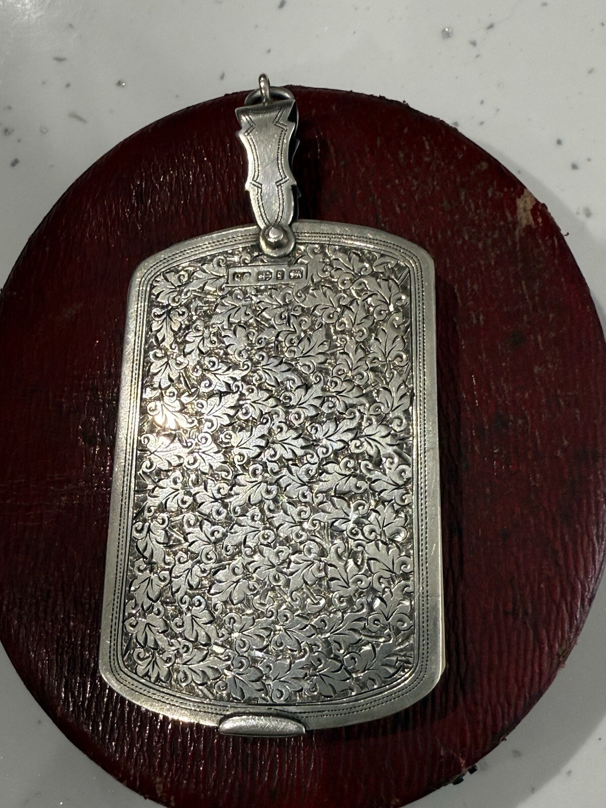 Victorian Antique Solid Sterling Silver Notebook … - image 2