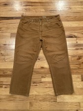 Polo Ralph Lauren 650 Straight Corduroy Brown Pants Mens TAG 40 Act Size 40 x 28
