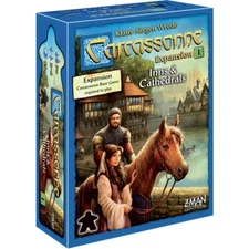 Carcassonne 2.0 Inns & Cathedrals Expansion #1 Board Game Z-Man Games ZM7811