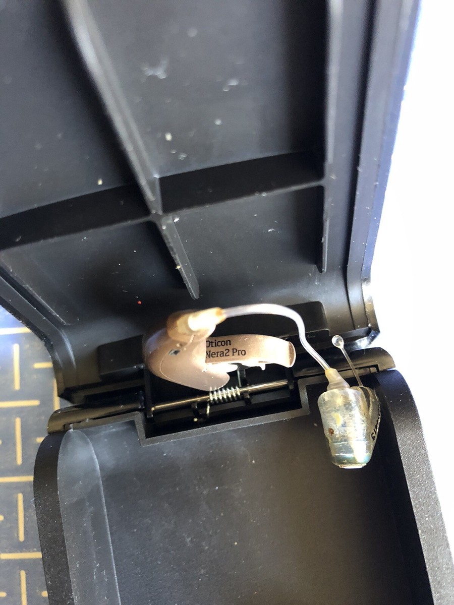 （美品）オーティコン Nera2 Pro RITE 右用 Oticon Nera2 Pro RITE Hearing Aid Left Ear New Batt + Parts