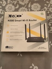 MECO N300 Smart Wifi Router Black MC-WR630S NEW