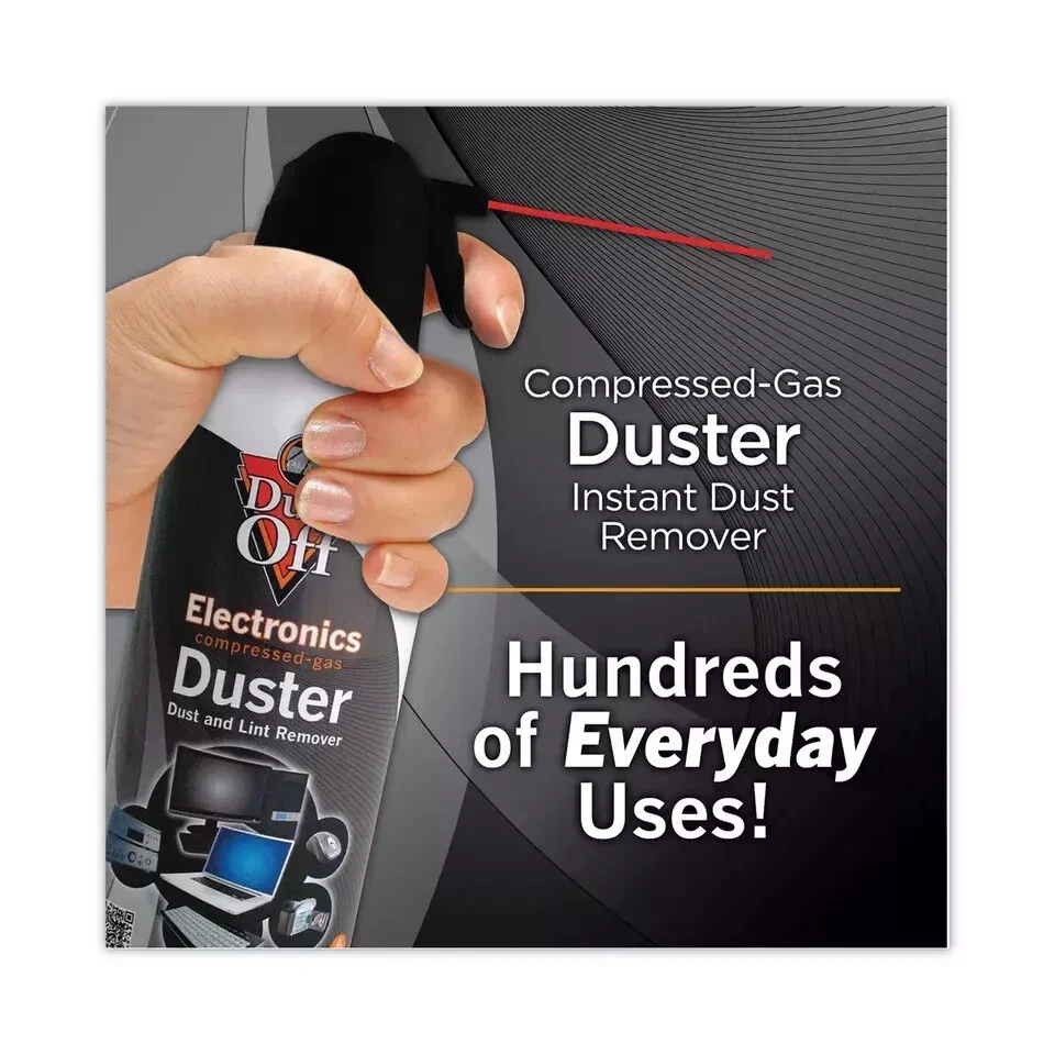 Falcon Compressed Gas 152a Disposable Cleaning Duster 2 Count With Wipe 10 Oz. - Image 2 of 3