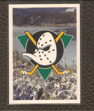 1993-94 Score Canadian #488 Mighty Ducks Expansion Team Logo Hockey Card
