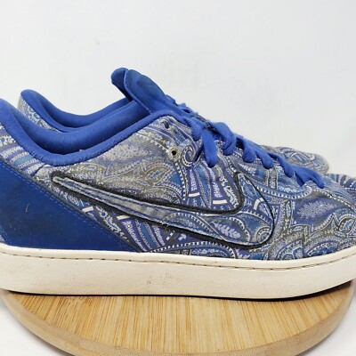 Nike Kobe 8 NSW Lifestyle Shoes Mens 9 Blue Paisley Lace Up Low