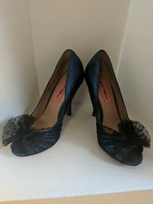Betsey Johnson Bonnie Pump Stiletto Heels Shoes Sapphire Blue 7M