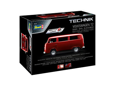 Volkswagen T2 (Technik - Easy-Click System) 1:24 Plastic Model Kit Revell