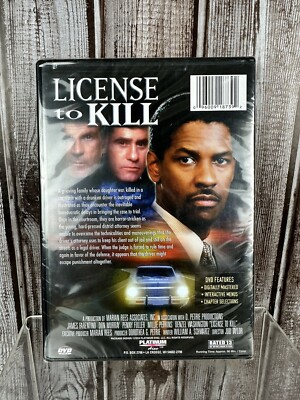 LICENSE TO KILL Denzel Washington, James Farentino (Platinum) DVD