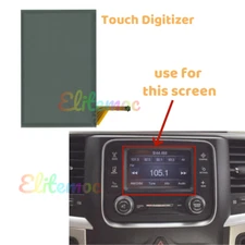 Touch Screen Digitizer For 2013-2018 Ram Truck 5.0 RA2 UConnect Multimedia Radio