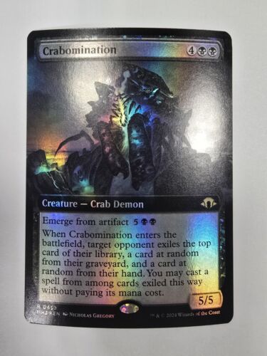 Crabomination (Extended Art) Modern Horizons 3 Foil Magic The Gathering
