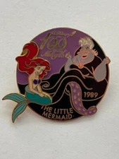 M&P Pals The Little Mermaid 100 Years of Magic Ariel Ursula LE Disney Pin (C9)