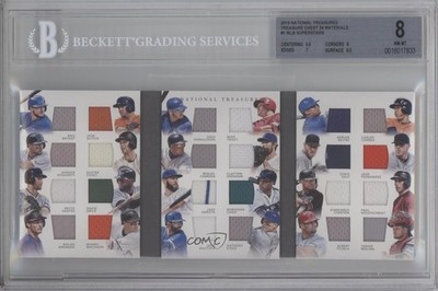 2016 National Treasures 59/99 Mike Trout Albert Pujols Bryce Harper HOF 12hl
