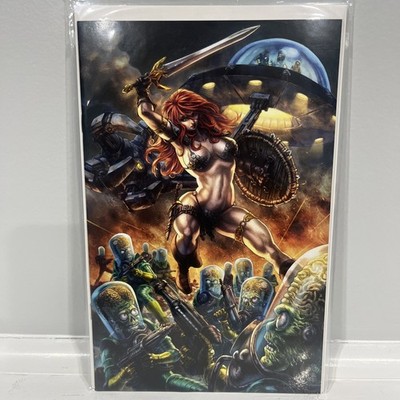 MARS ATTACKS RED SONJA #1 VF/NM 2020 ALAN QUAH VIRGIN VARIANT DYNAMITE   * HOT *
