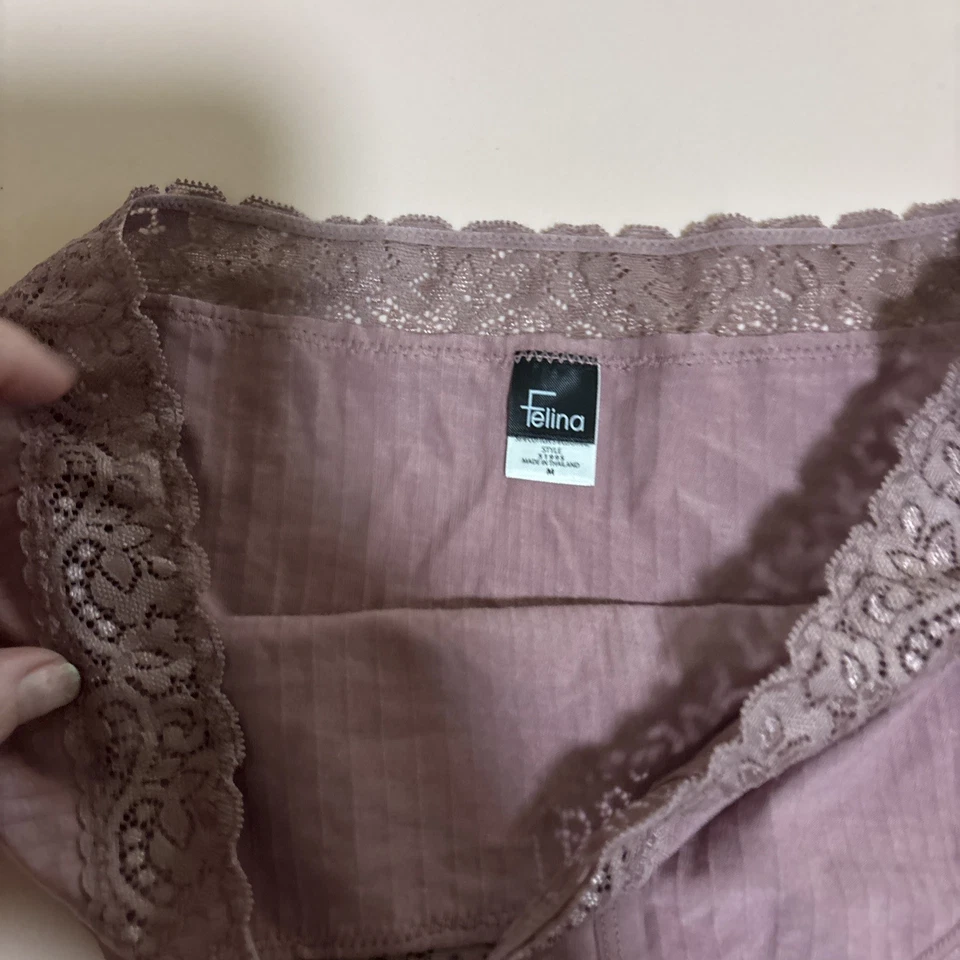 Braguita de bikini Felina N51995 mezcla de algodón encaje talla mediana individual EE. UU. Foto 4 de 4