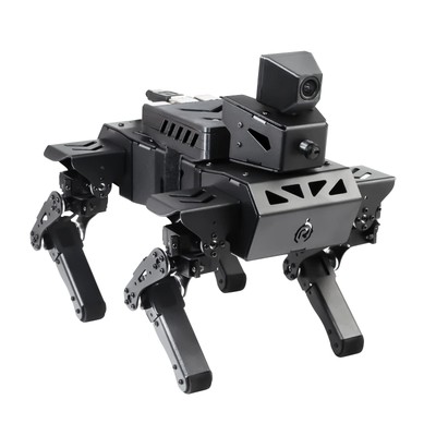 XiaoR GEEK Robot Dog Kit for Raspberry Pi 4GB, AI Visual Recognition Interaction