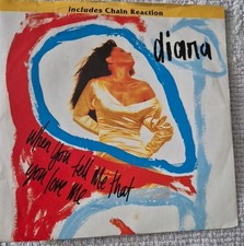 Diana Ross-When You Tell Me That You Love Me-Chain Reaction 7?record VG+/VG(5507