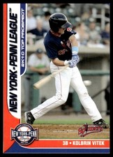 2010 Kolbrin Vitek Choice Rookie Card NY-Penn League Top Prospects. rookie card picture