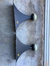 2 Vintage Magnavox Metal Horn Tweeter Speakers 580088-1 for sale