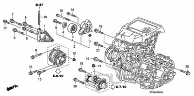 Genuine Acura Bolt (10X75) 90008-PNA-000