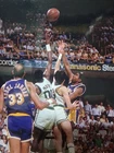 8x10 Magic Johnson Autograph Vs Boston ( The Shot) Psa/dna