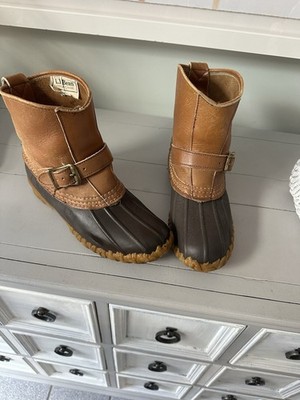 L.L. BEAN MAINE HUNTING BUCKLE BOOT FREEPORT ME VINTAGE  Womens Sz 6 USA