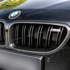 Carbon Fiber Front Kidney Grills Set For BMW M6 Competition GC Coupe F06/F12/F13