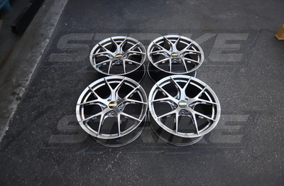 New Set of 4 Rims Wheels 18 inch 18'' 8.0J 5x114.3 +35 JDM Hyper Black BBS Style
