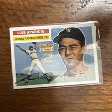 Topps 1956 Luis Aparicio #292 Chicago White Sox Rookie Base Set Baseball Card. rookie card picture