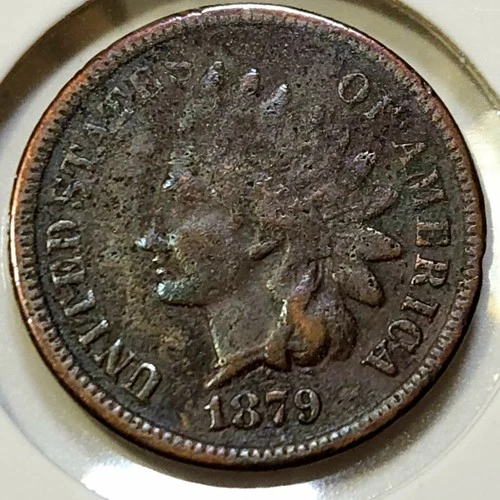 1879 Indian Head Cent - XF+ Details: Corrosion **16,231,200 Minted**