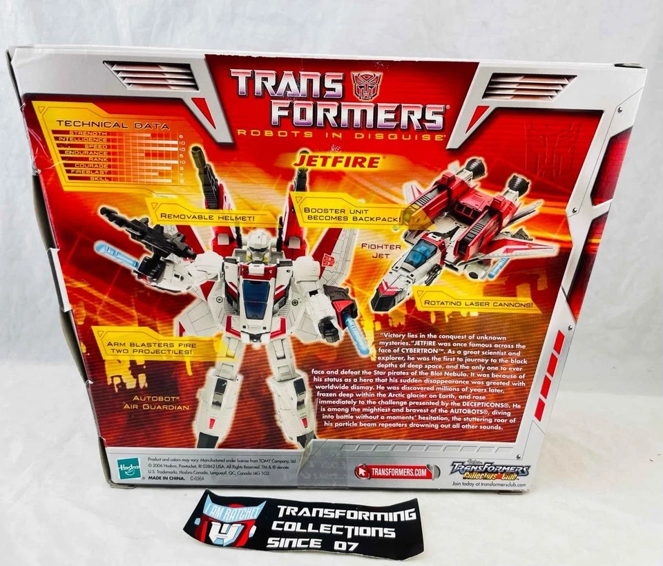 Transformers Robots In Disguise RID Classics Voyager Class Jetfire MISB - Image 2 of 2