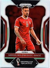 2022 Panini Prizm FIFA World Cup #260 Sergej Milinkovic-Savic Silver Prizm