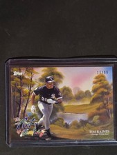 2025 Topps X Bob Ross the Joy of Baseball - The Art of Stealing Tim Raines...