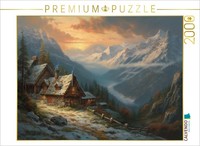 Calvendo Puzzle View Into The Valley | 2000 Pieces, Finished Size 35.4 × 26.4 In