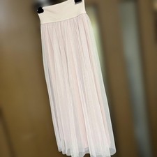 Chacott Beige Tulle Wide Pants Size M Lightweight Flowy Female Activewear